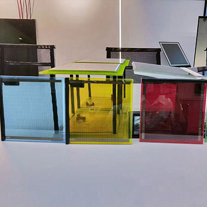 Colored Tinted Glass Brick (Wall Building Decorative Glass Block)